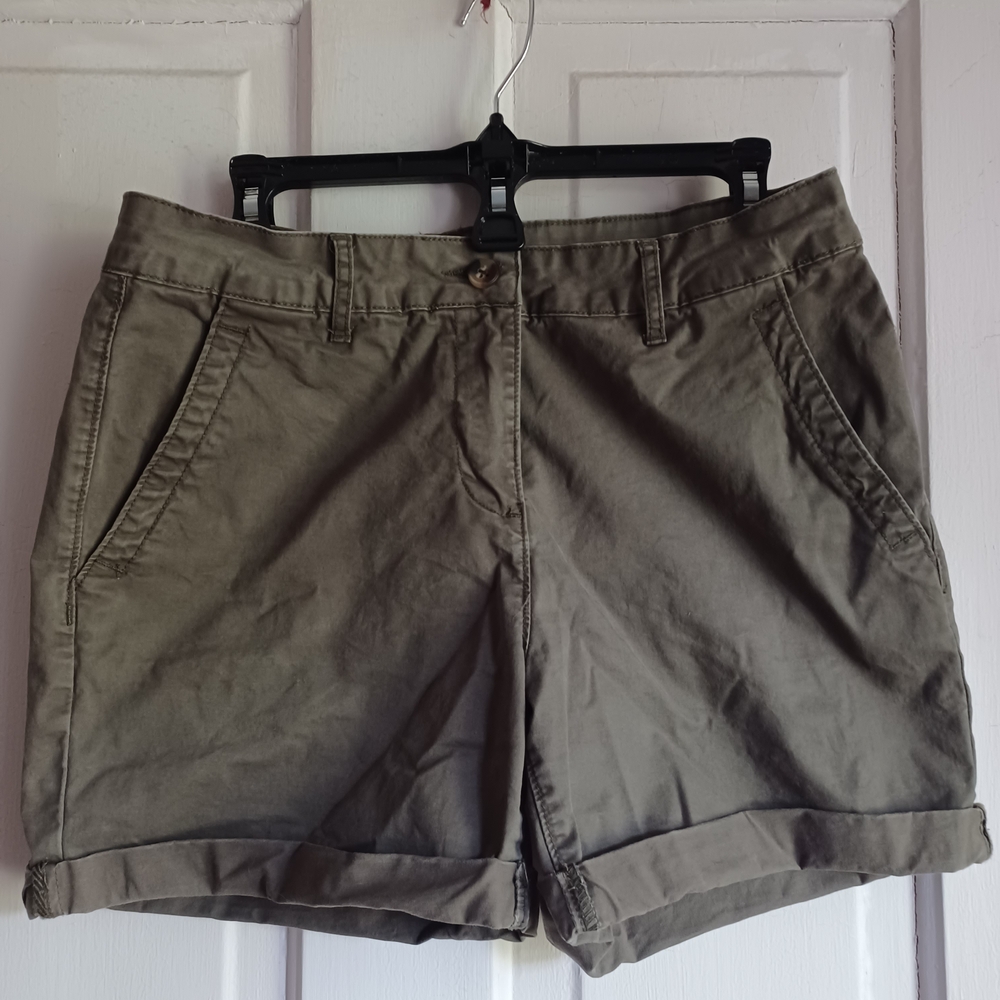 Olive Green Women's Shorts